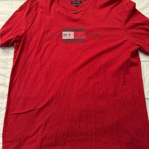 Tommy Hilfiger Bold Red Short Sleeve Tee